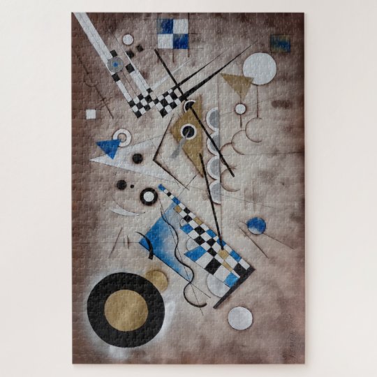 Kandinsky Der Abstrakten Moderne Kunst Puzzle Zazzle De