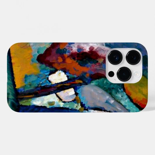 Kandinsky - Der Wasserfall, abstrakte Kunst Case-Mate iPhone Hülle (Rückseite (Horizontal))