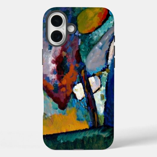 Kandinsky - Der Wasserfall, abstrakte Kunst Case-Mate iPhone Hülle (Rückseite)