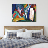 Kandinsky - Der Wasserfall, abstrakte Kunst Leinwanddruck (Insitu (Schlafzimmer))