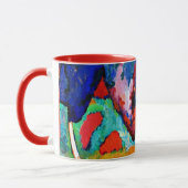 Kandinsky - Der Wasserfall, berühmtes Gemälde, Tasse (Links)