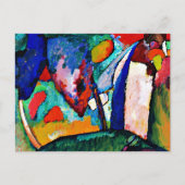 Kandinsky - Der Wasserfall, bunte Kunstwerke, Postkarte (Vorderseite)