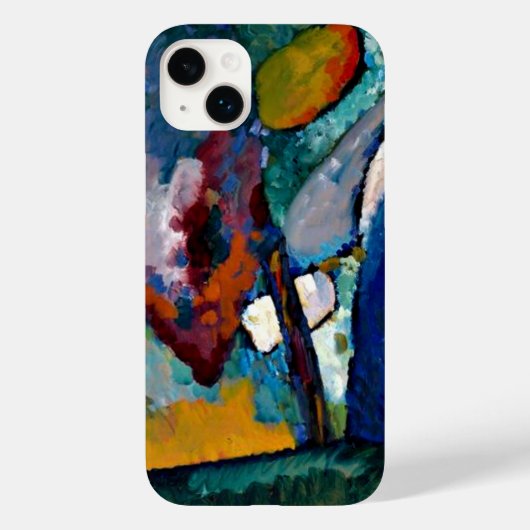 Kandinsky - Der Wasserfall, das berühmte Bild, Case-Mate iPhone Hülle (Rückseite)