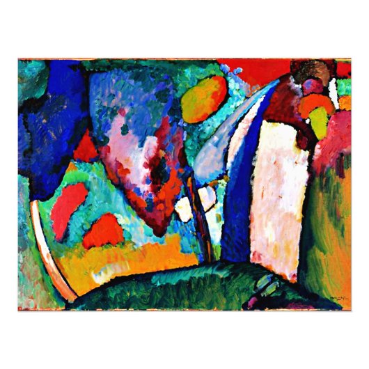 Kandinsky - Der Wasserfall, Fotodruck (Vorne)