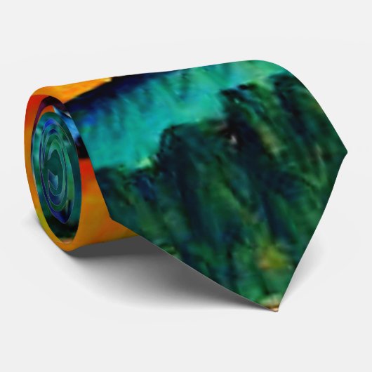 Kandinsky - Der Wasserfall, Krawatte (Gerollt)