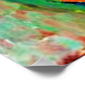 Kandinsky - Der Wasserfall, Poster (Ecke)