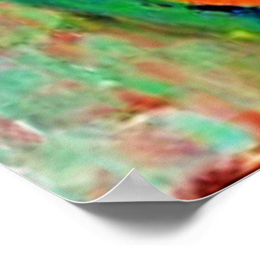 Kandinsky - Der Wasserfall, Poster (Ecke)