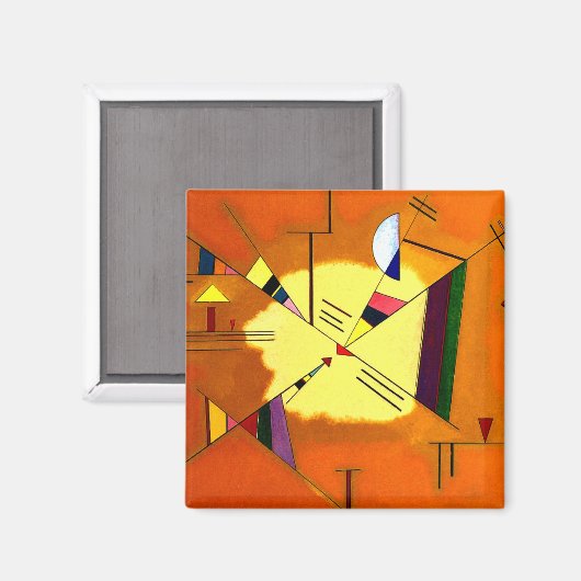 Kandinsky - Diagonal Magnet (Vorderseite/Rückseite)