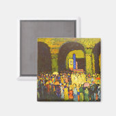 Kandinsky - Die Ludwigskirche in München Magnet (Vorderseite/Rückseite)