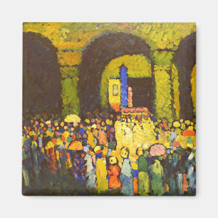 Kandinsky - Die Ludwigskirche in München Magnet