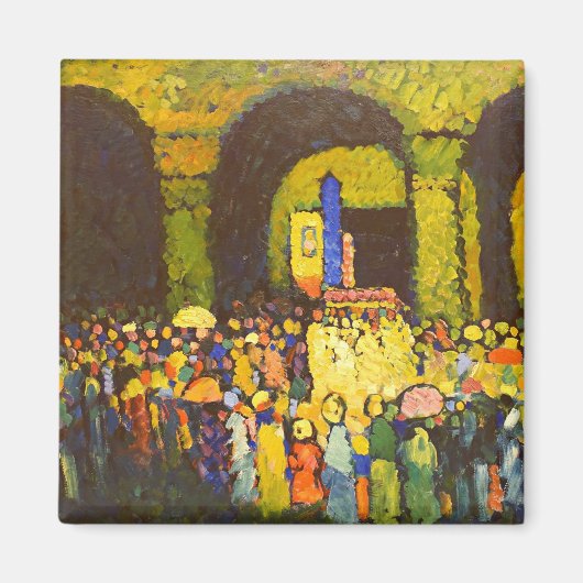 Kandinsky - Die Ludwigskirche in München Magnet (Vorne)