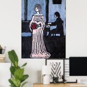 Kandinsky - Die Sängerin Poster (Heimbüro)