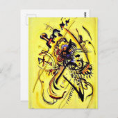 Kandinsky - Die unbekannte Stimme, Postkarte (Vorne/Hinten)
