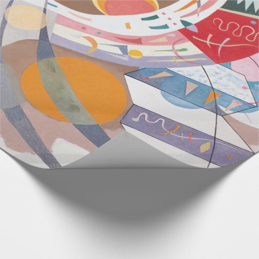 Kandinsky Dominant Curve Abstrakt Artwork Geschenkpapier (Ecke)