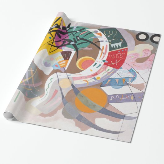 Kandinsky Dominant Curve Abstrakt Artwork Geschenkpapier (Ungerollt)