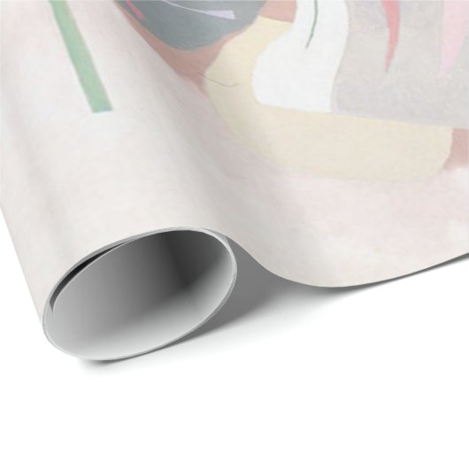 Kandinsky Dominant Curve Abstrakt Artwork Geschenkpapier (Rolleneckpunkt)