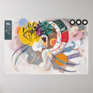 Kandinsky Dominant Curve Abstrakte Malerei Poster