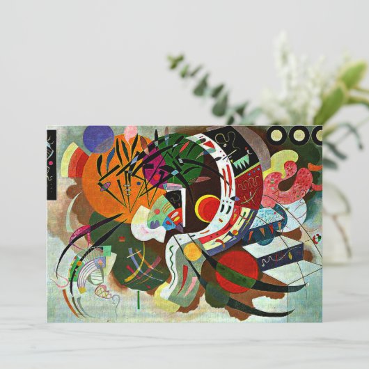 Kandinsky - Dominant Curve Karte (Stehend Vorderseite)