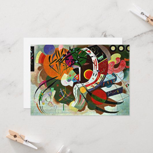 Kandinsky - Dominant Curve Karte (Vorderseite/Rückseite Beispiel)