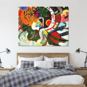 Kandinsky - Dominant Curve Leinwanddruck (Insitu (Schlafzimmer))