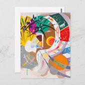 Kandinsky Dominant Curve Postcard Postkarte (Vorne/Hinten)