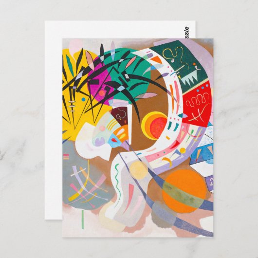Kandinsky Dominant Curve Postcard Postkarte (Vorne/Hinten)