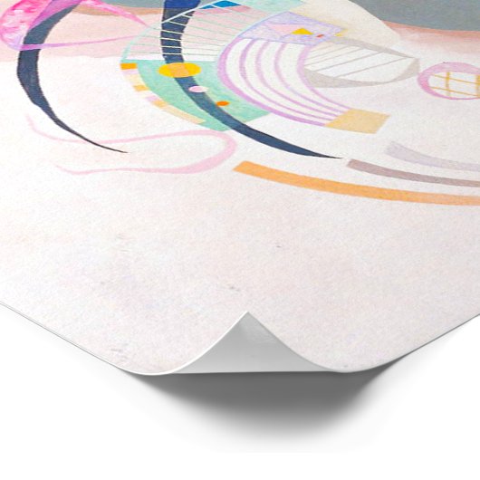 Kandinsky Dominant Curve Poster (Ecke)