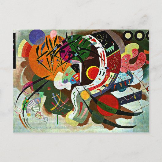 Kandinsky - Dominant Curve Postkarte (Vorderseite)