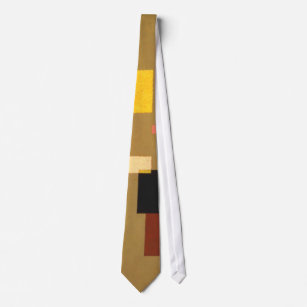 Kandinsky dreizehn Rechteck-abstrakte Malerei Krawatte