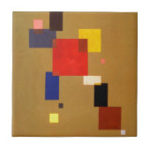 Kandinsky Dreizehn Rechtecke Abstrakte Malerei Fliese (Vorderseite)