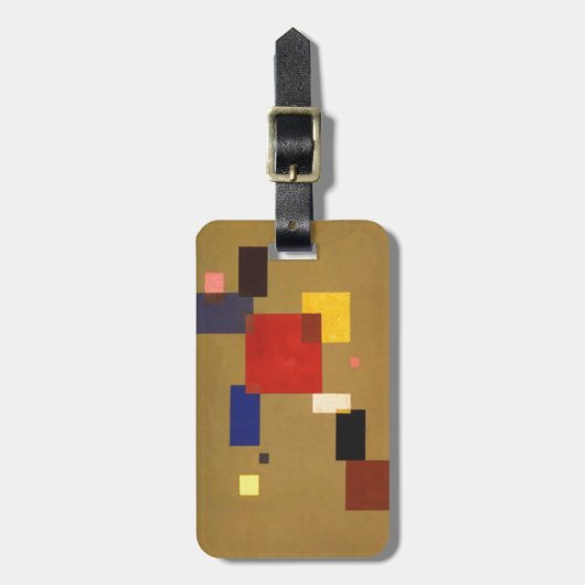 Kandinsky Dreizehn Rechtecke Abstrakte Malerei Gepäckanhänger (Vorderseite vertikal)