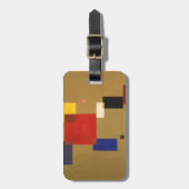 Kandinsky Dreizehn Rechtecke Abstrakte Malerei Gepäckanhänger (Vorderseite vertikal)