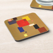 Kandinsky Dreizehn Rechtecke Abstrakte Malerei Getränkeuntersetzer (Linke Seite)