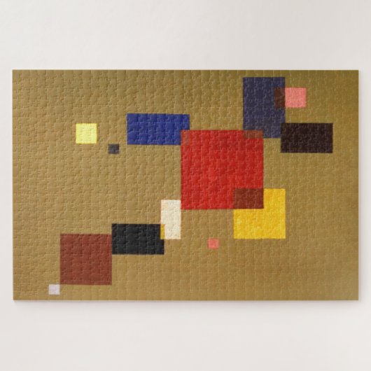 Kandinsky Dreizehn Rechtecke Abstrakte Malerei Puzzle (Horizontal)