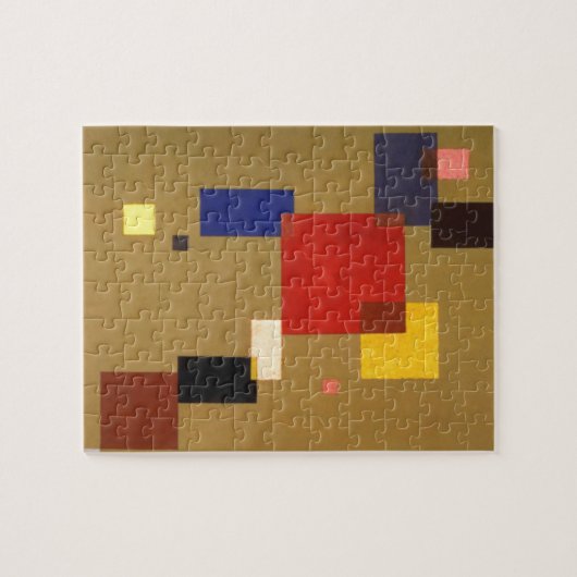 Kandinsky Dreizehn Rechtecke Abstrakte Malerei Puzzle (Horizontal)