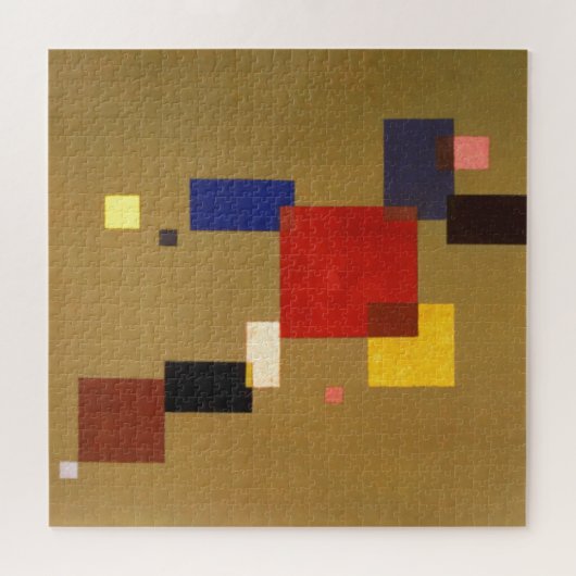 Kandinsky Dreizehn Rechtecke Abstrakte Malerei Puzzle (Horizontal)