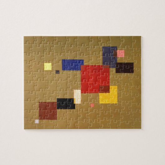 Kandinsky Dreizehn Rechtecke Abstrakte Malerei Puzzle (Horizontal)