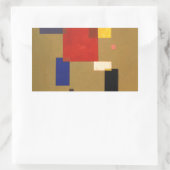 Kandinsky Dreizehn Rechtecke Abstrakte Malerei Rechteckiger Aufkleber (Tasche)