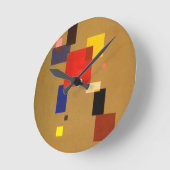 Kandinsky Dreizehn Rechtecke Abstrakte Malerei Runde Wanduhr (Winkel)