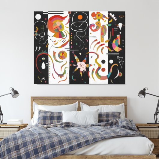 KANDINSKY - DRITTZIG (Dreißig - Trente) - 1937 - Leinwanddruck (Insitu (Schlafzimmer))
