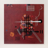Kandinsky - Dull Red Puzzle (Horizontal)