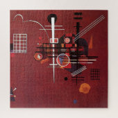 Kandinsky - Dull Red Puzzle (Vertikal)