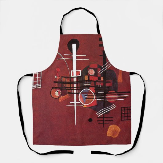 Kandinsky - Dull Red Schürze (Vorderseite)