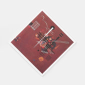 Kandinsky - Dull Red Serviette (Ecke)