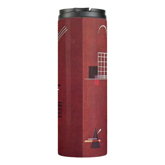 Kandinsky - Dull Red Thermosbecher (Rückseite)