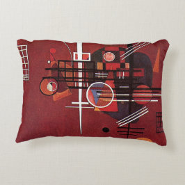 Kandinsky - Dull Red Zierkissen
