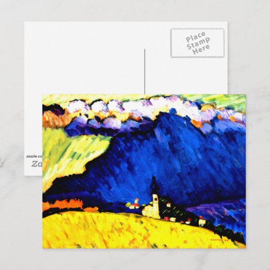 Kandinsky - Dunaberg Postkarte (Vorne/Hinten)