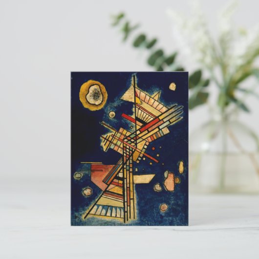 Kandinsky - dunkle Orte Postkarte (Stehend Vorderseite)