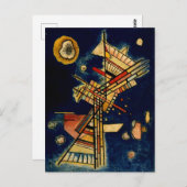 Kandinsky - dunkle Orte Postkarte (Vorne/Hinten)