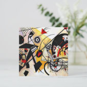 Kandinsky - Durchgehende Linie, farbig Karte (Stehend Vorderseite)